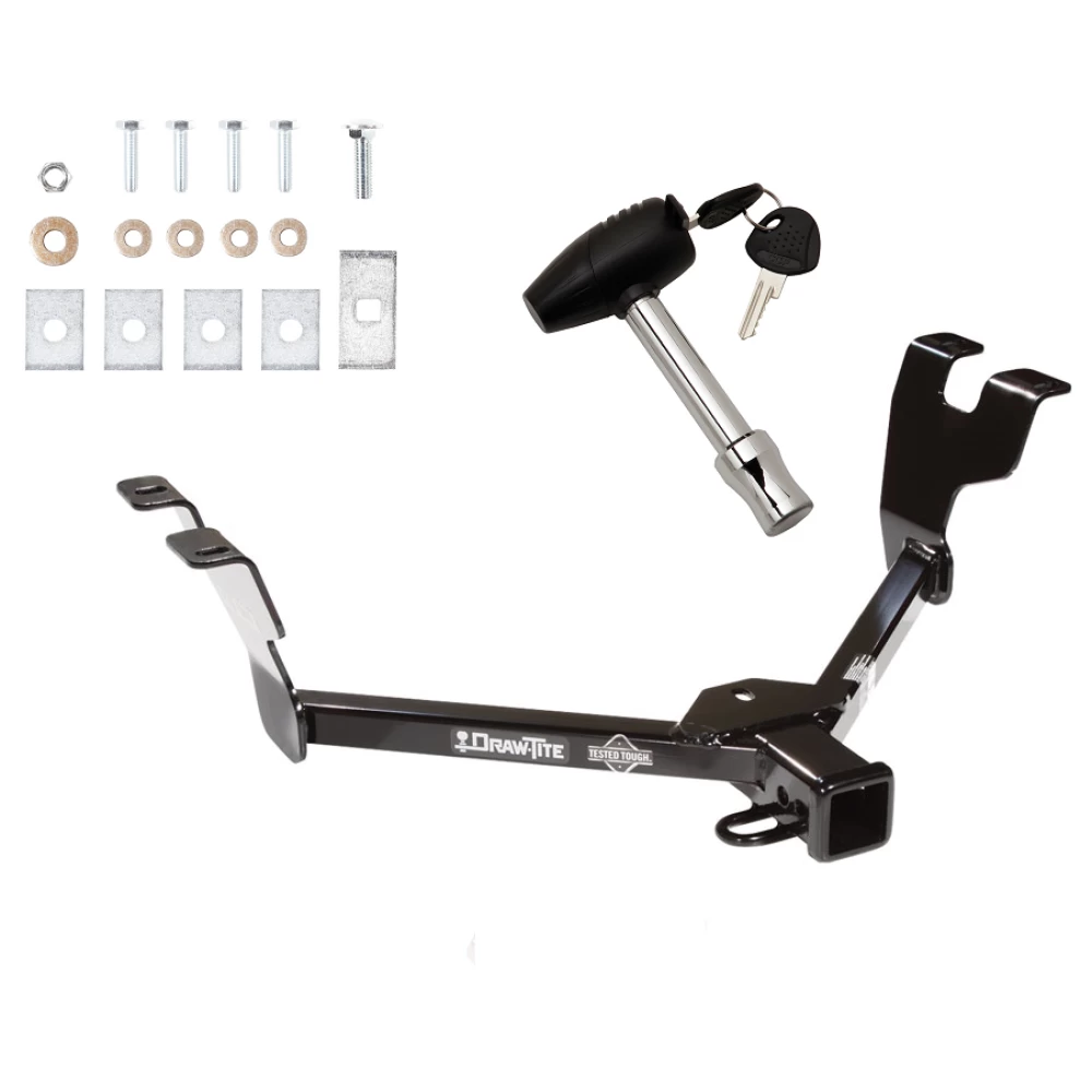 Trailer Tow Hitch For 05-09 Subary Legacy Outback Sedan & Wagon Except Sport w/ Security Lock Pin Key