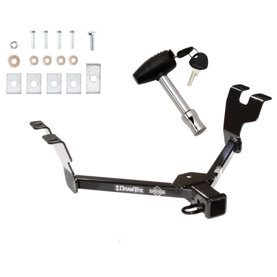 Trailer Tow Hitch For 05-09 Subary Legacy Outback Sedan & Wagon Except Sport w/ Security Lock Pin Key