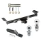 Trailer Tow Hitch For 07-09 Acura RDX Receiver w/ 1-7/8" and 2" Ball