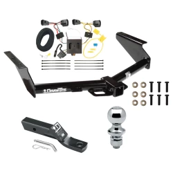 Trailer Tow Hitch For 08-12 Jeep Liberty All Models Complete Package w/ Wiring and 1-7/8" Ball