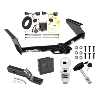 Trailer Tow Hitch For 08-12 Jeep Liberty All Models Deluxe Package Wiring 2" Ball and Lock