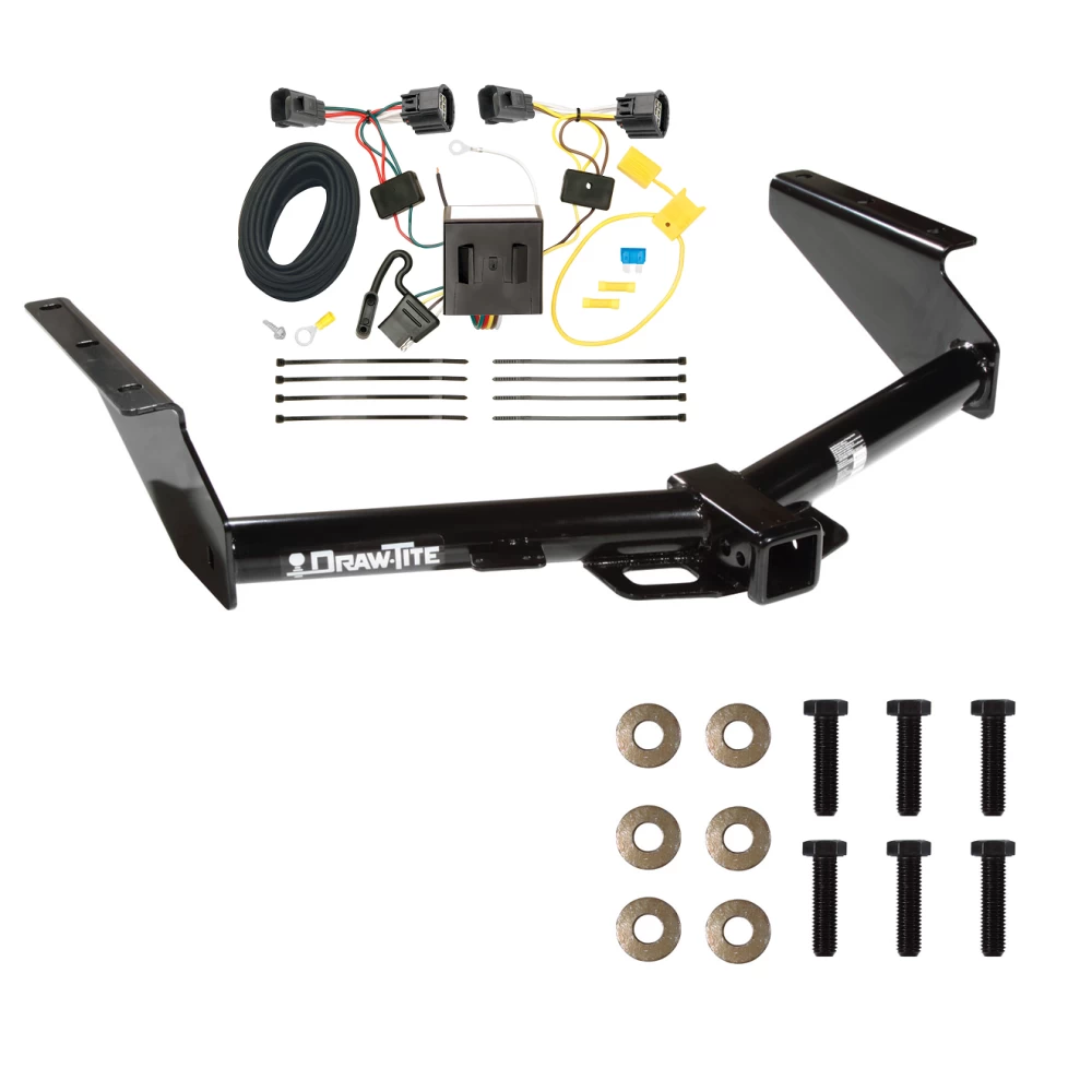 Trailer Tow Hitch For 08-12 Jeep Liberty All Models w/ Wiring Harness Kit