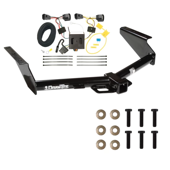 Trailer Tow Hitch For 08-12 Jeep Liberty All Models w/ Wiring Harness Kit