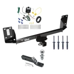 Trailer Tow Hitch For 07-14 BMW X5 All Models Complete Package w/ Wiring and 1-7/8" Ball