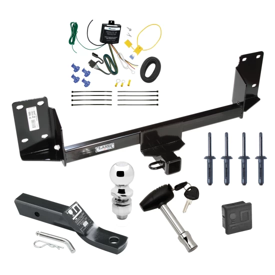 Trailer Tow Hitch For 07-14 BMW X5 All Models Deluxe Package Wiring 2" Ball and Lock