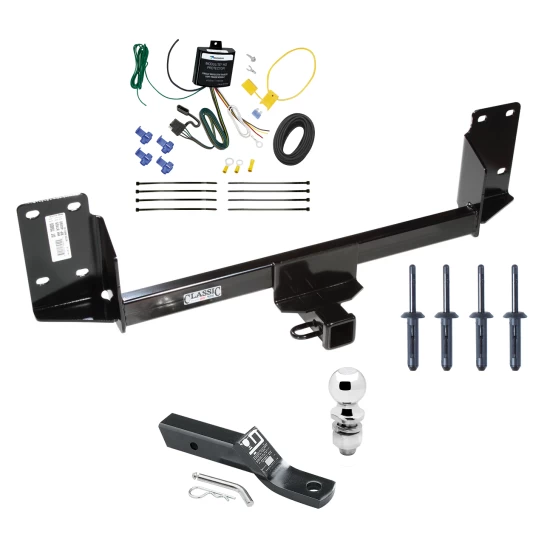 Trailer Tow Hitch For 07-14 BMW X5 All Models Complete Package w/ Wiring and 2" Ball