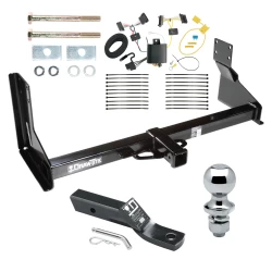 Trailer Tow Hitch For 14-25 Freightliner Mercedes-Benz Sprinter 1500 2500 3500 w/ Factory Step Bumper Complete Package w/ Wiring and 1-7/8" Ball with factory step bumper