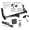 Trailer Tow Hitch For 14-25 Freightliner Mercedes-Benz Sprinter 1500 2500 3500 w/ Factory Step Bumper Deluxe Package Wiring 2" Ball and Lock