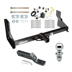 Trailer Tow Hitch For 07-13 Mercedes-Benz Freightliner 07-09 Dodge Sprinter 2500 3500 w/ Factory Step Bumper Complete Package w/ Wiring and 1-7/8" Ball with factory step bumper