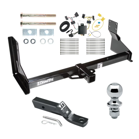 Trailer Tow Hitch For 07-13 Mercedes-Benz Freightliner 07-09 Dodge Sprinter 2500 3500 w/ Factory Step Bumper Complete Package w/ Wiring and 1-7/8" Ball with factory step bumper