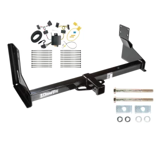 Trailer Tow Hitch For 07-13 Mercedes-Benz Freightliner 07-09 Dodge Sprinter 2500 3500 w/ Factory Step Bumper w/ Wiring Harness Kit with factory step bumper
