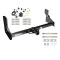 Trailer Tow Hitch For 07-13 Mercedes-Benz Freightliner 07-09 Dodge Sprinter 2500 3500 w/ Factory Step Bumper w/ Wiring Harness Kit with factory step bumper
