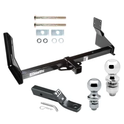 Trailer Tow Hitch For 07-25 Mercedes Freightliner Dodge Sprinter Van w/ OEM Step Bumper Except 144" WB Receiver w/ 1-7/8" and 2" Ball