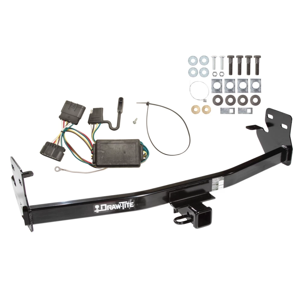 Trailer Tow Hitch For 04-12 Chevrolet Colorado GMC Canyon 06-08 Isuzu I-Series Pickup w/ Wiring Harness Kit
