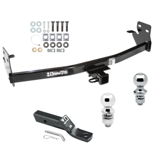 Trailer Tow Hitch For 04-12 Chevy Colorado GMC Canyon 06-08 Isuzu I-Series Pickup Receiver w/ 1-7/8" and 2" Ball