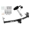Trailer Tow Hitch For 04-12 Chevy Colorado GMC Canyon 06-08 Isuzu I-Series Pickup w/ Security Lock Pin Key