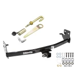 Trailer Tow Hitch For 04-12 Chevy Colorado GMC Canyon 06-08 Isuzu I-Series Pickup Class 3 2" Towing Receiver w/ J-Pin Anti-Rattle Lock