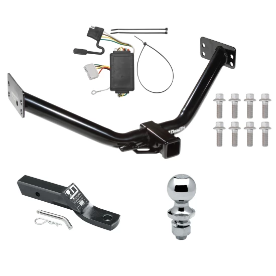 Trailer Tow Hitch For 07-13 Acura MDX All Models Complete Package w/ Wiring and 1-7/8" Ball