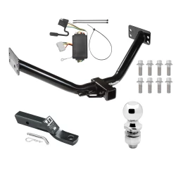 Trailer Tow Hitch For 07-13 Acura MDX All Models Complete Package w/ Wiring and 2" Ball