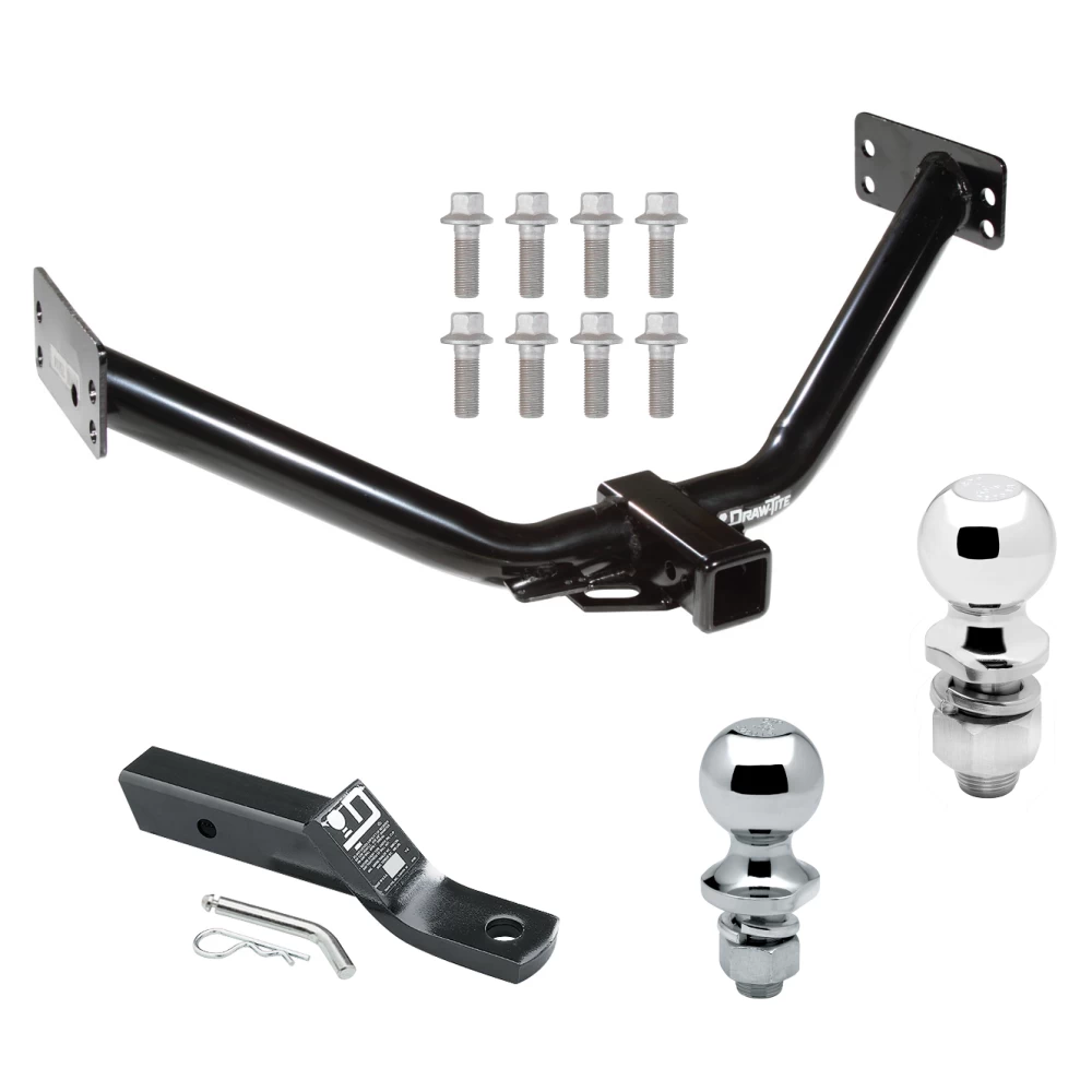 Trailer Tow Hitch For 07-13 Acura MDX Receiver w/ 1-7/8" and 2" Ball