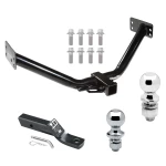 Trailer Tow Hitch For 07-13 Acura MDX Receiver w/ 1-7/8" and 2" Ball
