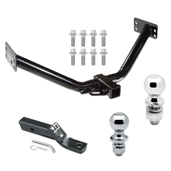 Trailer Tow Hitch For 07-13 Acura MDX Receiver w/ 1-7/8" and 2" Ball