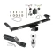 Trailer Tow Hitch For 09-14 Nissan Murano Complete Package w/ Wiring and 2" Ball