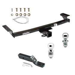 Trailer Tow Hitch For 09-14 Nissan Murano 11-14 Except CrossCabriolet Receiver w/ 1-7/8" and 2" Ball