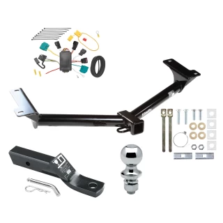 Trailer Tow Hitch For 09-09 Dodge Journey All Models Complete Package w/ Wiring and 1-7/8" Ball