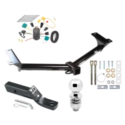 Trailer Tow Hitch For 09-09 Dodge Journey All Models Complete Package w/ Wiring and 2" Ball