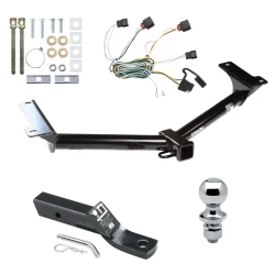 Trailer Tow Hitch For 10-10 Dodge Journey All Models Complete Package w/ Wiring and 1-7/8" Ball