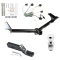 Trailer Tow Hitch For 10-10 Dodge Journey All Models Complete Package w/ Wiring and 2" Ball