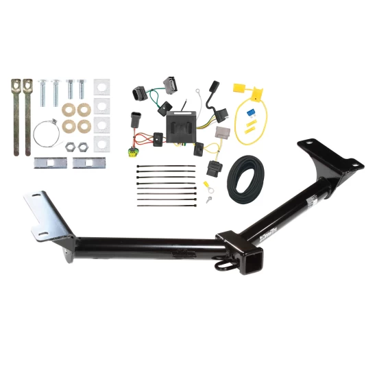 Trailer Tow Hitch For 11-20 Dodge Journey w/ LED Taillights w/ Wiring Harness Kit