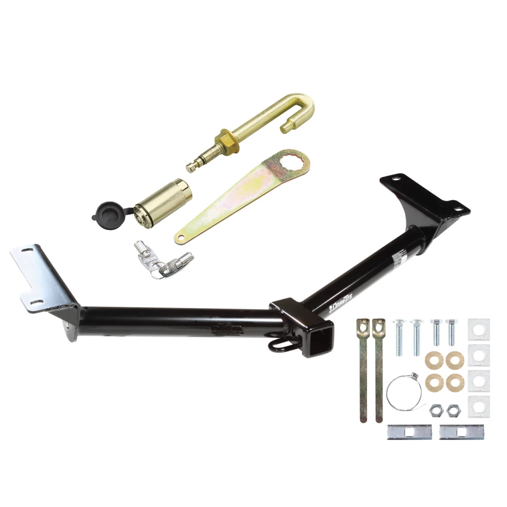 Trailer Tow Hitch For 09-20 Dodge Journey Class 3 2" Towing Receiver w/ J-Pin Anti-Rattle Lock