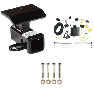 Trailer Tow Hitch For 12-17 Volkswagen Tiguan (2018 Limited) w/ Wiring Harness Kit