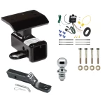 Trailer Tow Hitch For 09-11 Volkswagen Tiguan All Models Complete Package w/ Wiring and 1-7/8" Ball