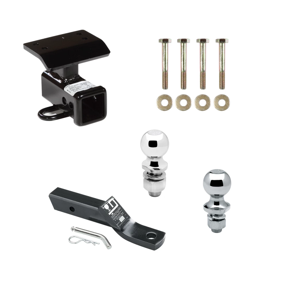 Custom Fit Trailer Hitch 2" Drop Ball-Mount w/ Pin/Clip 1-7/8" and 2" Chrome Ball Installation Hardware Installation Instructions 75658 23 63845 63816 Draw-Tite Trailer Tow Hitch 09-17 Volkswagen Tiguan Receiver 1-7/8" and 2" Bal Trailer Tow Hitch For 09-17 Volkswagen Tiguan Receiver w/ 1-7/8" and 2" Ball