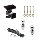 Custom Fit Trailer Hitch 2" Drop Ball-Mount w/ Pin/Clip 1-7/8" and 2" Chrome Ball Installation Hardware Installation Instructions 75658 23 63845 63816 Draw-Tite Trailer Tow Hitch 09-17 Volkswagen Tiguan Receiver 1-7/8" and 2" Bal Trailer Tow Hitch For 09-17 Volkswagen Tiguan Receiver w/ 1-7/8" and 2" Ball