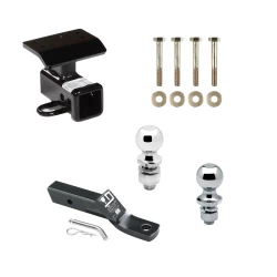 Trailer Tow Hitch For 09-17 VW Tiguan 17-18 Limited Only Receiver w/ 1-7/8" and 2" Ball