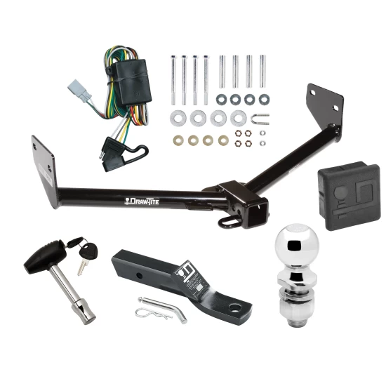Trailer Tow Hitch For 03-04 Honda Element All Models Deluxe Package Wiring 2" Ball and Lock
