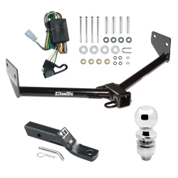 Trailer Tow Hitch For 03-04 Honda Element All Models Complete Package w/ Wiring and 2" Ball