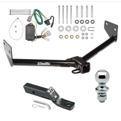 Trailer Tow Hitch For 07-11 Honda Element All Models Complete Package w/ Wiring and 1-7/8" Ball