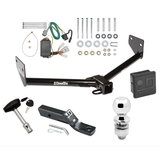 Trailer Tow Hitch For 07-11 Honda Element All Models Deluxe Package Wiring 2" Ball and Lock