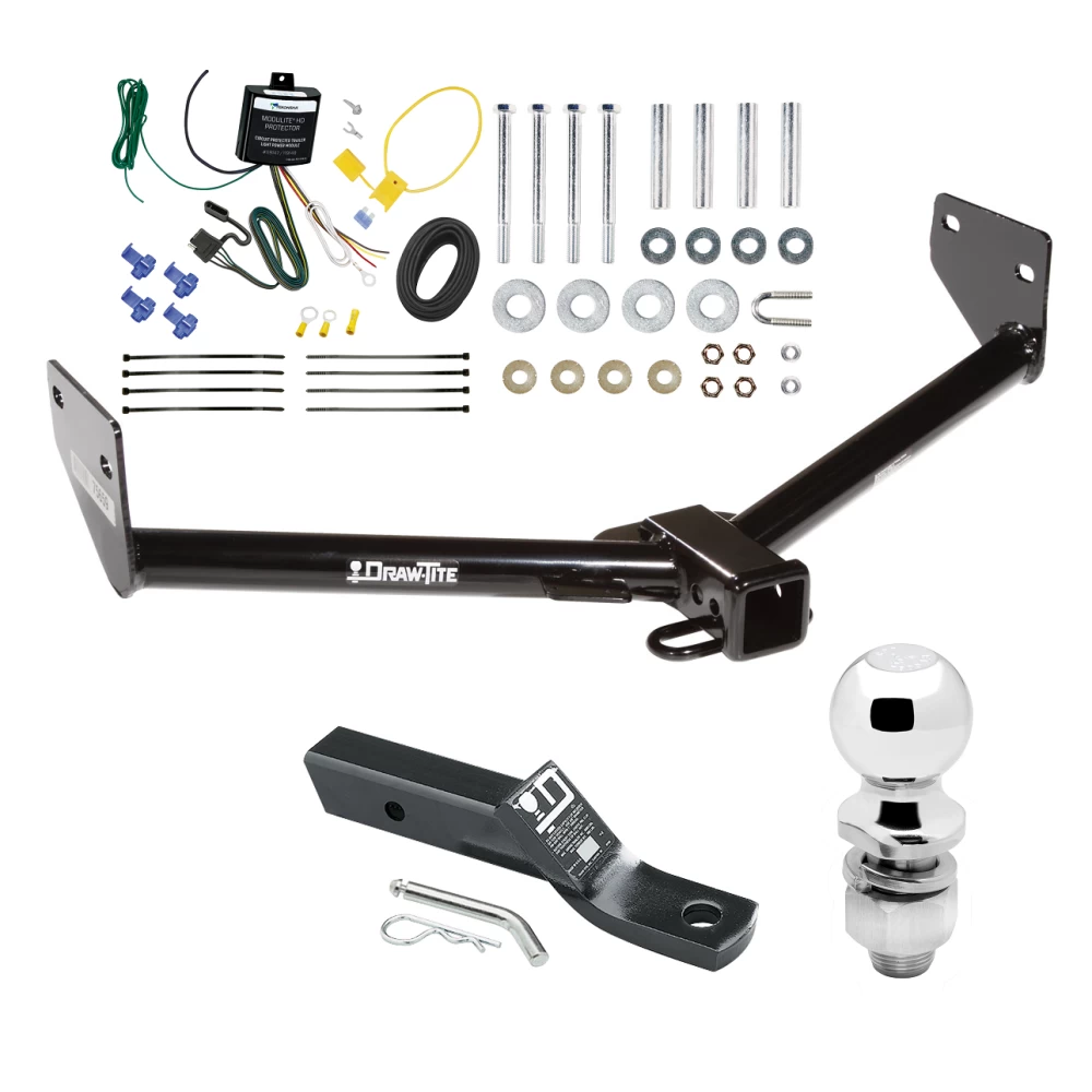 Trailer Tow Hitch For 05-06 Honda Element All Models Complete Package w/ Wiring and 2" Ball