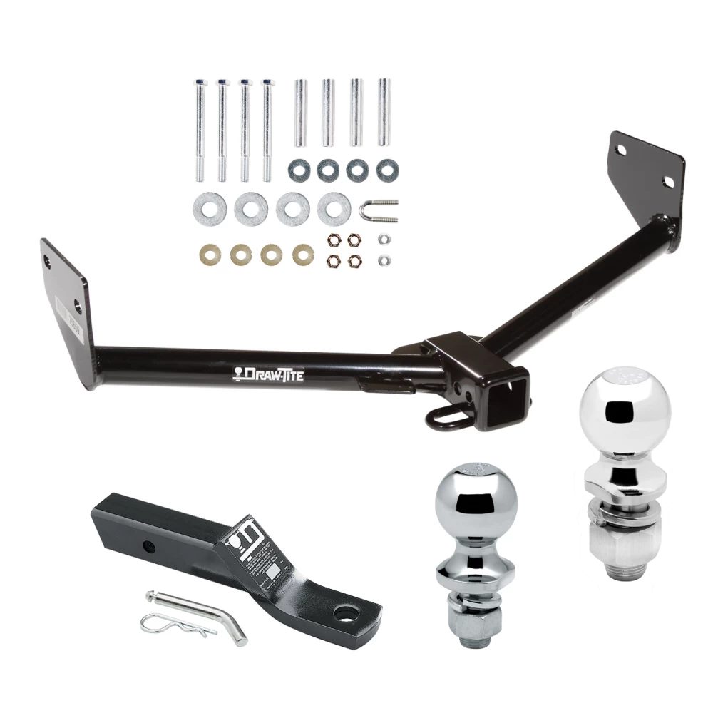 Trailer Tow Hitch For 03-11 Honda Element Receiver w/ 1-7/8" and 2" Ball