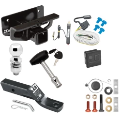 Trailer Tow Hitch For 03-24 Dodge RAM 1500 03-10 2500 3500 Exc Factory Hitch Deluxe Package Wiring 2" Ball and Lock