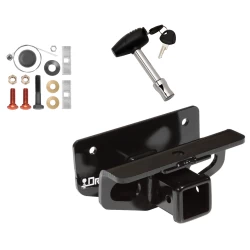 Trailer Tow Hitch For 03-18 Dodge Ram 1500 19-24 Classic 03-10 2500 3500 Except OEM Hitch or Cab & Chassis w/ Security Lock Pin Key