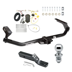 Trailer Tow Hitch For 09-17 Toyota Venza All Models Complete Package w/ Wiring and 1-7/8" Ball