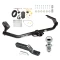 Trailer Tow Hitch For 09-16 Toyota Venza Complete Package w/ Wiring and 1-7/8" Ball
