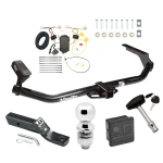 Trailer Tow Hitch For 09-17 Toyota Venza All Models Deluxe Package Wiring 2" Ball and Lock